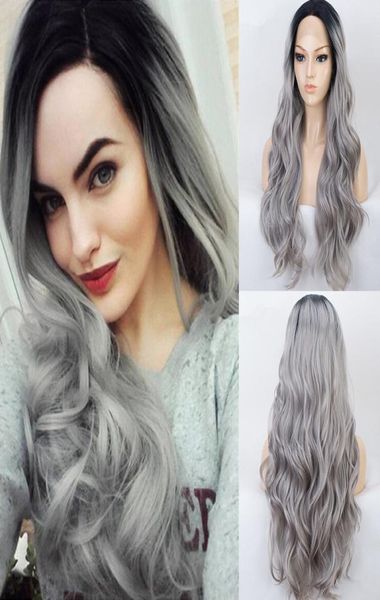 ombre grey long wavy wig synthetic lace front wig silver black roots to grey wigs for women middle part heat resistant fiber soft3302996
ombre grey long wavy wig synthetic lace front wig silver black roots to grey wigs for women middle part heat resistant fiber soft3302996