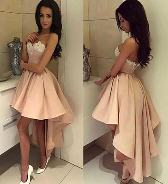 blush pink high low cocktail dresses short lace party dress backless sweetheart satin prom gowns evening wear9514887, Black
blush pink high low cocktail dresses short lace party dress backless sweetheart satin prom gowns evening wear9514887, Black
