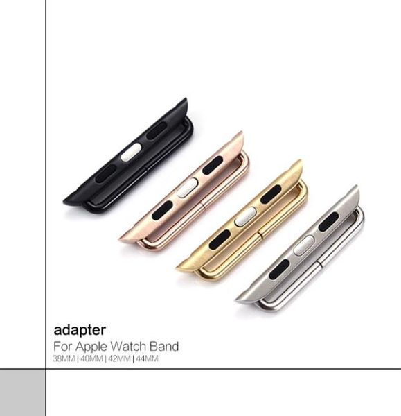 1 pair adapter diy watchband for apple watch band 38mm 40mm 42mm 44mm for iwatch series 1 2 3 4 strap adapter connector 2 pcs whol1217422, Bronze;slivery
1 pair adapter diy watchband for apple watch band 38mm 40mm 42mm 44mm for iwatch series 1 2 3 4 strap adapter connector 2 pcs whol1217422, Bronze;slivery