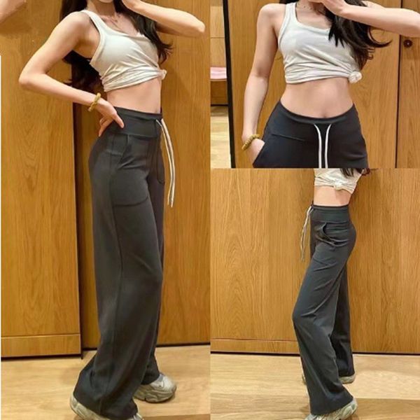 lu-008 throwback still women's loose yoga high waist drawstring lu wide leg pants outdoor casual jogging gym sports flare pants lulemon
lu-008 throwback still women's loose yoga high waist drawstring lu wide leg pants outdoor casual jogging gym sports flare pants lulemon