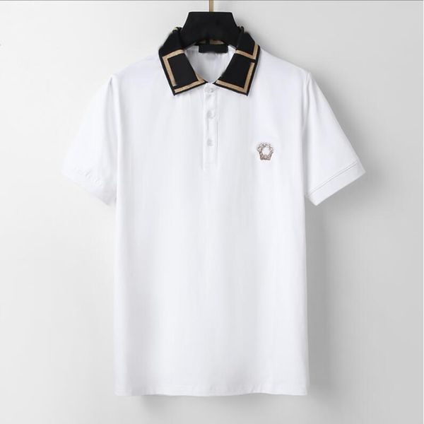 2023 li xia polo shirt plaid collar t-shirt embroidered business men's mercerized cotton men's short sleeve t-shirt women's t, White;black
2023 li xia polo shirt plaid collar t-shirt embroidered business men's mercerized cotton men's short sleeve t-shirt women's t, White;black