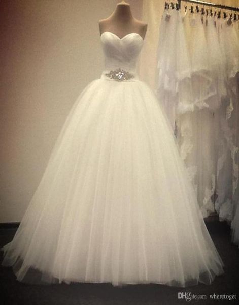 princess ball gowns wedding dresses 2019 new sweetheart sleeveless floor length backless tulle custom made bridal gowns6100760, White
princess ball gowns wedding dresses 2019 new sweetheart sleeveless floor length backless tulle custom made bridal gowns6100760, White