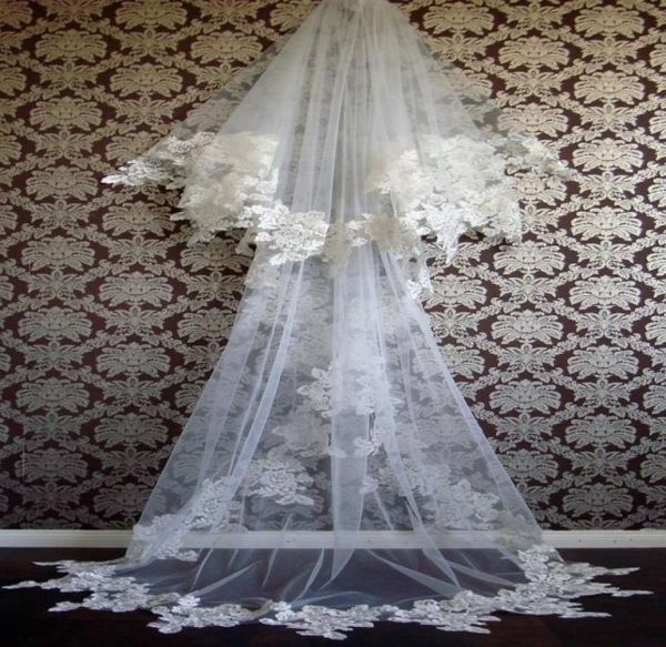 vintage white ivory two layers lace edge veil long wedding veils cathedral train bridal accessories4861254, Black
vintage white ivory two layers lace edge veil long wedding veils cathedral train bridal accessories4861254, Black