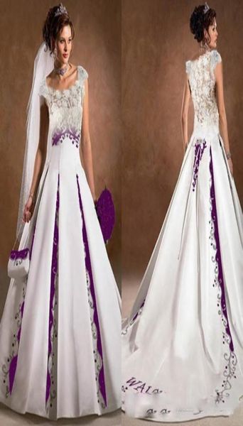 purple and white wedding dress a line satin lace embroidery court train 2019 luxury capped sleeves scoop bridal wedding gowns7976137
purple and white wedding dress a line satin lace embroidery court train 2019 luxury capped sleeves scoop bridal wedding gowns7976137