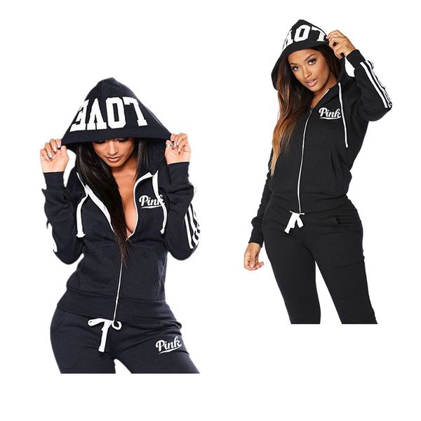 women's tracksuits women sportswear 2 pieces set spring and autumn lady hoodies solid color zip up training jogging female outerwear su, Gray
women's tracksuits women sportswear 2 pieces set spring and autumn lady hoodies solid color zip up training jogging female outerwear su, Gray