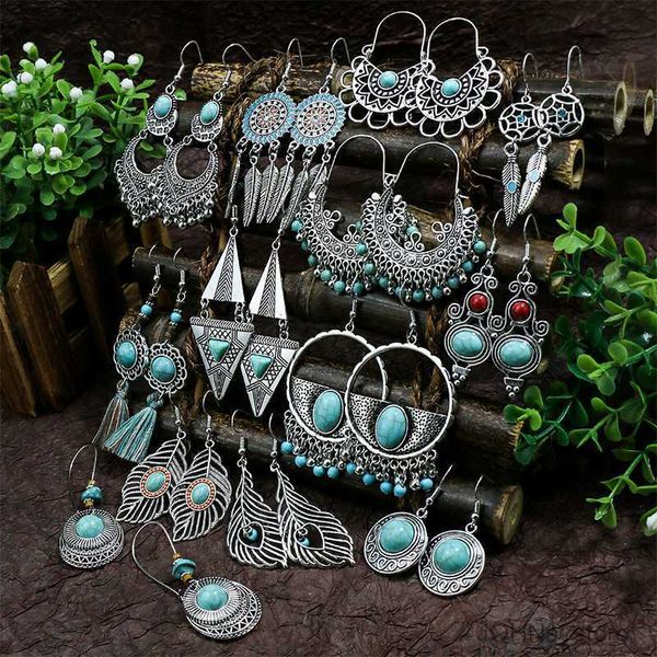 stud classic vintage ethnic blue stone water drop earrings for women hollow geometric bead earrings jewelry r230630, Golden;silver
stud classic vintage ethnic blue stone water drop earrings for women hollow geometric bead earrings jewelry r230630, Golden;silver