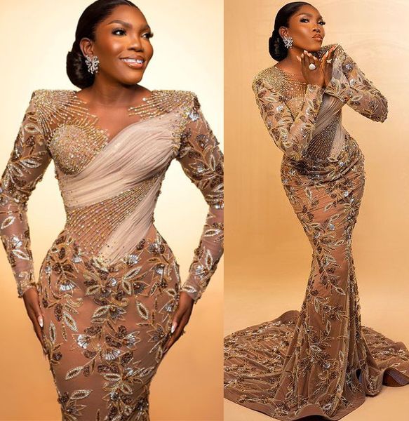 2023 aso ebi gold mermaid prom dress beaded sequined lace evening formal party second reception birthday bridesmaid engagement gowns dresses, Black
2023 aso ebi gold mermaid prom dress beaded sequined lace evening formal party second reception birthday bridesmaid engagement gowns dresses, Black