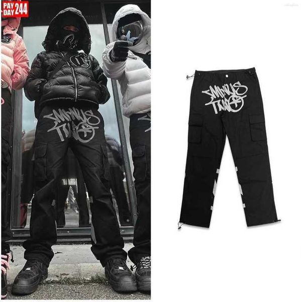 men's cargo pants minus harajuku minustwo casual loose punk rock straight wide leg two trouser streetwear y2k retro street trend z16, Black
men's cargo pants minus harajuku minustwo casual loose punk rock straight wide leg two trouser streetwear y2k retro street trend z16, Black