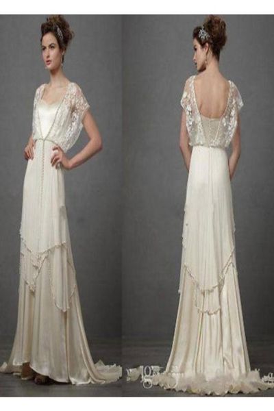 vintage ivory 1920s wedding dresses with sleeves catherine deane lita modest fairy lace chiffon vneck full length 2019 bridal gow5243829, White
vintage ivory 1920s wedding dresses with sleeves catherine deane lita modest fairy lace chiffon vneck full length 2019 bridal gow5243829, White