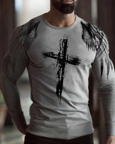 2022 new men's fashion casual 3d digital printing round neck sweater long sleeve t-shirt, Black
2022 new men's fashion casual 3d digital printing round neck sweater long sleeve t-shirt, Black