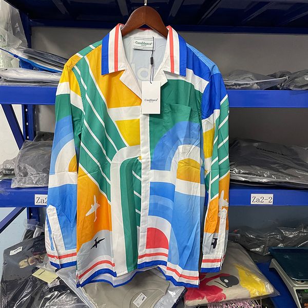 2023ss long sleeve shirt men women casual floral printing 1 quality printing letter hawaiian shirt cotton shirts for men, White;black
2023ss long sleeve shirt men women casual floral printing 1 quality printing letter hawaiian shirt cotton shirts for men, White;black