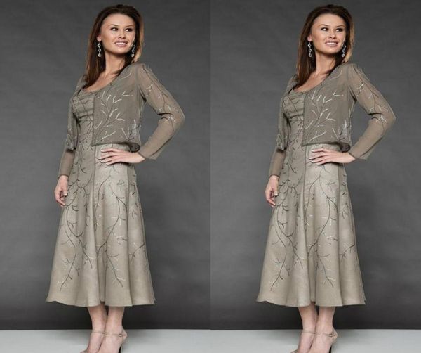 elegant embroidery mother of the bride dresses beaded scoop neckline tealength occasion dress with jacket for wedding6394463, Black;red
elegant embroidery mother of the bride dresses beaded scoop neckline tealength occasion dress with jacket for wedding6394463, Black;red
