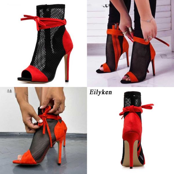 summer sandals fashion mesh thin heels women boots ladies ankle peep toe pole dancing lace-up shoes 230511, Black
summer sandals fashion mesh thin heels women boots ladies ankle peep toe pole dancing lace-up shoes 230511, Black