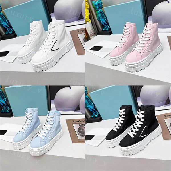 designer canvas sneakers women platform shoes nylon gabardine sneakers double weel casual shoe high fabric runner trainers, Black
designer canvas sneakers women platform shoes nylon gabardine sneakers double weel casual shoe high fabric runner trainers, Black