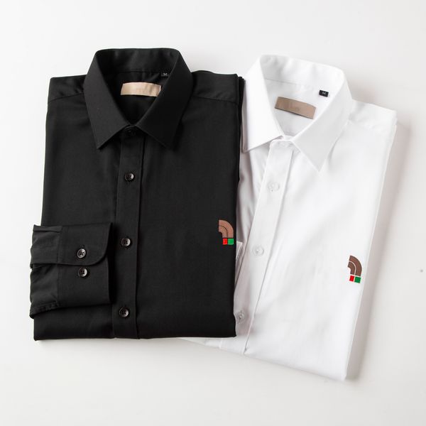 2023ss men's dress shirts luxury men fashion brands casual shirt pure color long sleeve business classic man t shirt asian size -3xl, White;black
2023ss men's dress shirts luxury men fashion brands casual shirt pure color long sleeve business classic man t shirt asian size -3xl, White;black