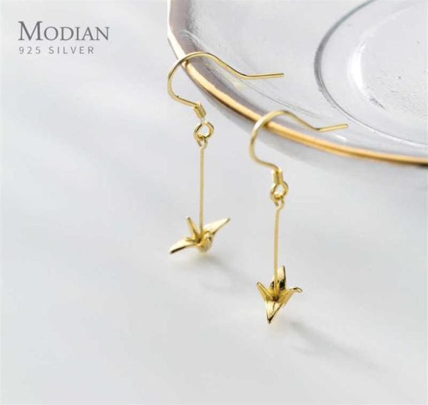 moidan fashion 925 sterling silver cute paper crane long chain drop earrings for women girl gold color earrings fine jewelry 210616490520, Golden;silver
moidan fashion 925 sterling silver cute paper crane long chain drop earrings for women girl gold color earrings fine jewelry 210616490520, Golden;silver