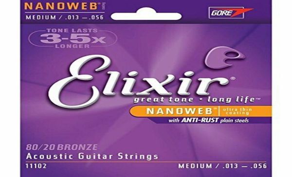 elixir 11102 nanoweb 8020 bronze medium acoustic guitar strings 013 0569510319
elixir 11102 nanoweb 8020 bronze medium acoustic guitar strings 013 0569510319