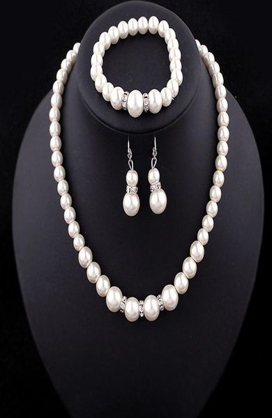 2019 fashion custom jewelry sets pearl bracelet necklace wedding bridal accessories for woman2484331, White
2019 fashion custom jewelry sets pearl bracelet necklace wedding bridal accessories for woman2484331, White