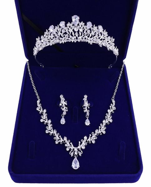 highquality new bride crown tiara threepiece zircon necklace earrings princess birthday wedding with female accessories gift9286830, White
highquality new bride crown tiara threepiece zircon necklace earrings princess birthday wedding with female accessories gift9286830, White