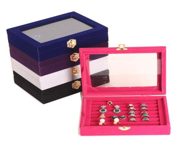 2018 new size 201545cm ring jewelry box glasses with lid ring storage box stand earrings box earring jewelry accessories displa2210200, Black
2018 new size 201545cm ring jewelry box glasses with lid ring storage box stand earrings box earring jewelry accessories displa2210200, Black