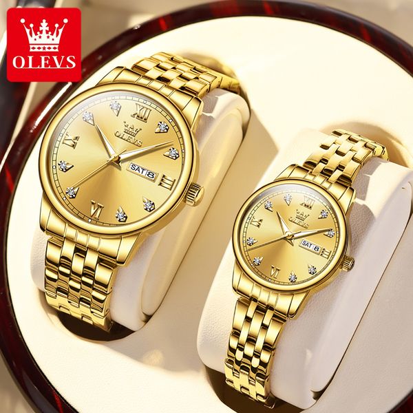 luxury couple watches men high-quality quartz watch for lovers fashion steel large dial 41mm 29mm luminous men watch solid buckle gold watch, Slivery;golden
luxury couple watches men high-quality quartz watch for lovers fashion steel large dial 41mm 29mm luminous men watch solid buckle gold watch, Slivery;golden