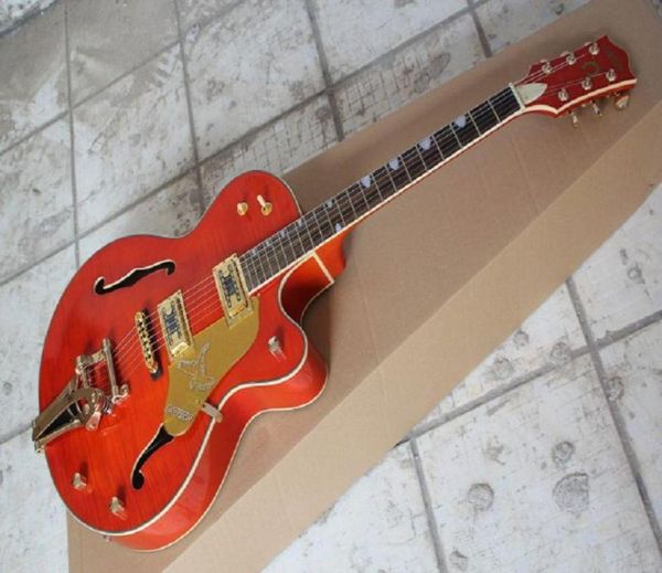 factory custom guitar orange falcon 6120 semi hollow body jazz electric guitar with tremolo3307720
factory custom guitar orange falcon 6120 semi hollow body jazz electric guitar with tremolo3307720