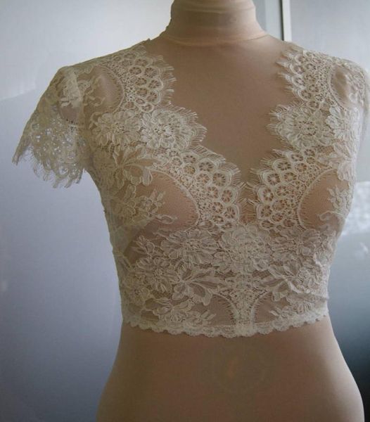 ivory lace wedding shawls with cap sleeves v neck bridal bolero custom made wedding wraps shrugs for dress cape8419665, White
ivory lace wedding shawls with cap sleeves v neck bridal bolero custom made wedding wraps shrugs for dress cape8419665, White