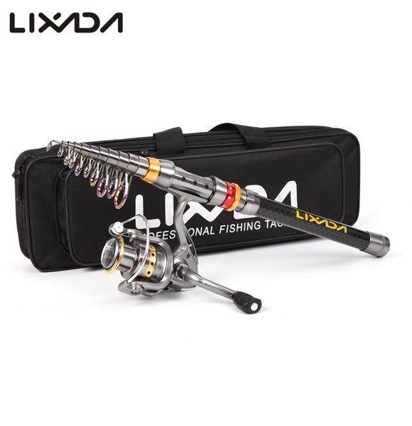 lixada telescopic fishing lure rod reel combo set carbon fiber fishing rod pole spinning reel fishing bag for vara de pesca9837825
lixada telescopic fishing lure rod reel combo set carbon fiber fishing rod pole spinning reel fishing bag for vara de pesca9837825