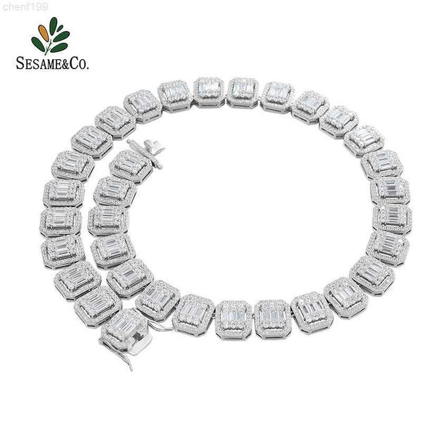 new 10mm 18k/14k gilded inlaid zircon collar-style claw hip hop cuban chain tennis chain men's necklace fashion jewelry, Silver
new 10mm 18k/14k gilded inlaid zircon collar-style claw hip hop cuban chain tennis chain men's necklace fashion jewelry, Silver