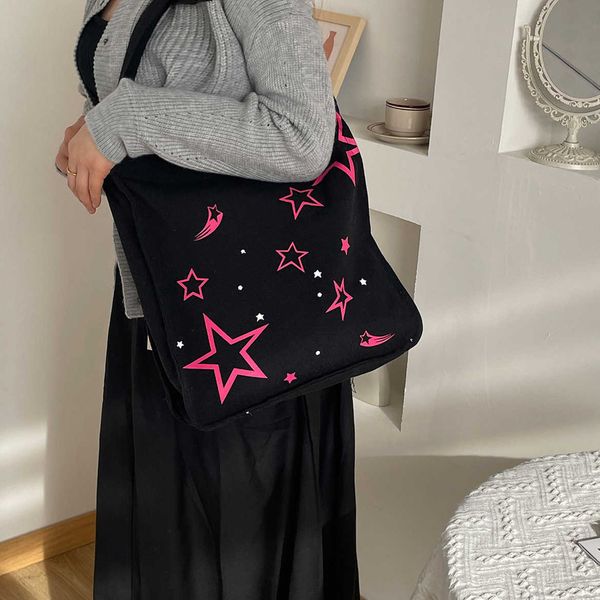 temperament black shoulder bag large capacity canvas bag student canvas bag commuting tote bag portable cloth bag female
temperament black shoulder bag large capacity canvas bag student canvas bag commuting tote bag portable cloth bag female