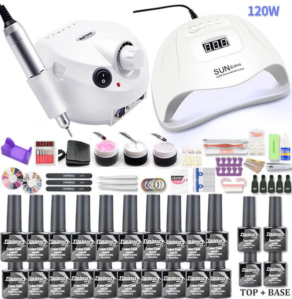 nail set 35000rpm nail drill machine 80w uv led lamp for manicure 20pcs gel polish set kit gel varnish for art6811080
nail set 35000rpm nail drill machine 80w uv led lamp for manicure 20pcs gel polish set kit gel varnish for art6811080