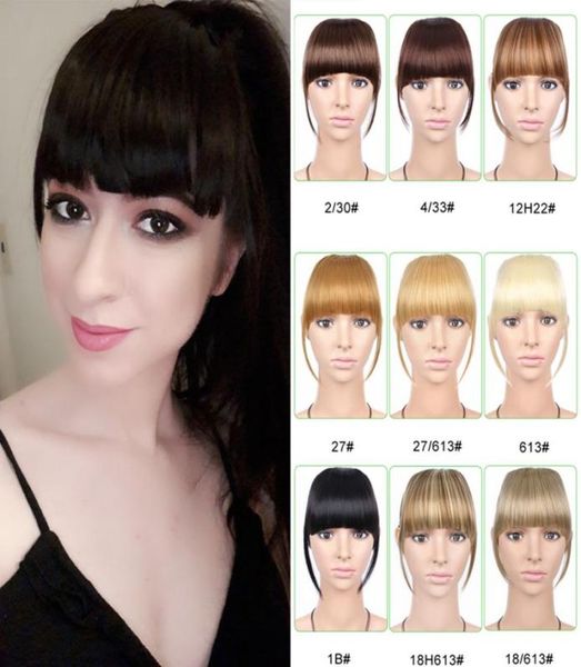 6 inches short front neat bangs clip in bang fringe hair extensions straight synthetic 100 real natural hairpiece5333357, Black
6 inches short front neat bangs clip in bang fringe hair extensions straight synthetic 100 real natural hairpiece5333357, Black