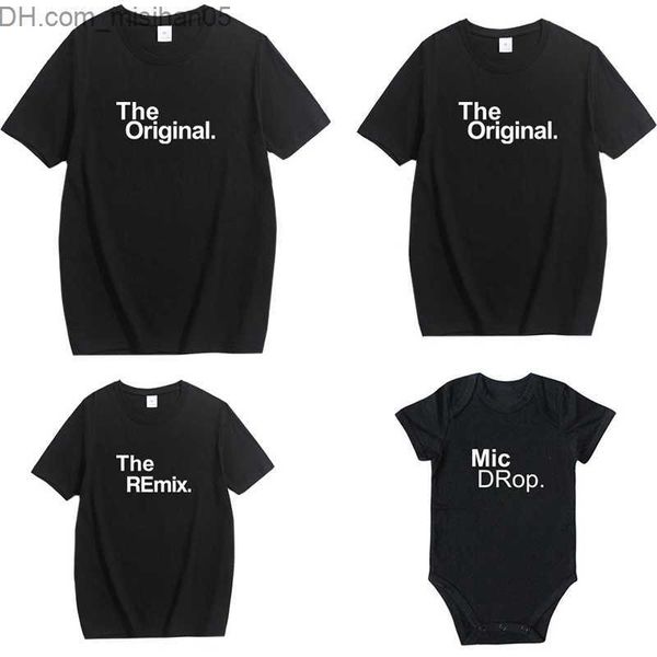 family matching outfits fashion family matching outfits letter printed the original remix t-shirts father and son clothes baby romper 210429, Blue
family matching outfits fashion family matching outfits letter printed the original remix t-shirts father and son clothes baby romper 210429, Blue