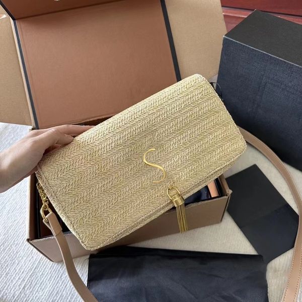 5 colors pochette luxurys designer travel clutch bag make up handbags strap mens cross body straw tassel weave envelope totes hobo lady wome
5 colors pochette luxurys designer travel clutch bag make up handbags strap mens cross body straw tassel weave envelope totes hobo lady wome