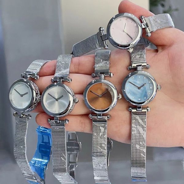 2023new fashion women's watch exquisite and elegant classic imported quartz movement stainless steel band and simple dial, Slivery;brown
2023new fashion women's watch exquisite and elegant classic imported quartz movement stainless steel band and simple dial, Slivery;brown