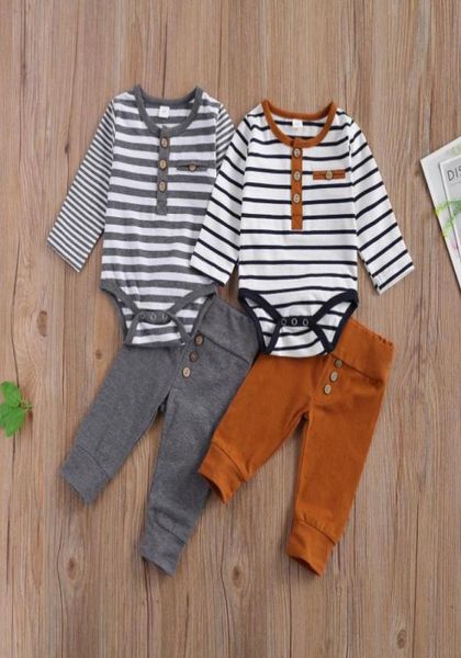 clothing sets 2pcs baby boy 018m casual suit round neck long sleeve stripe romper solid color button decoration loose trousers s7697118, White
clothing sets 2pcs baby boy 018m casual suit round neck long sleeve stripe romper solid color button decoration loose trousers s7697118, White