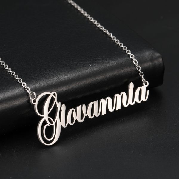 pendant necklaces sipuris custom name necklace personalized golden choker stainless steel for women man customized jewelry couple gift 23062, Silver
pendant necklaces sipuris custom name necklace personalized golden choker stainless steel for women man customized jewelry couple gift 23062, Silver