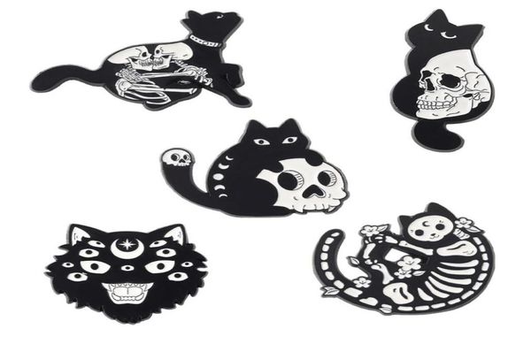 gothic cat enamel pin skull skeleton witch cats badge brooch lapel pins denim jeans shirt bag punk jewelry gift for friends9738289, Blue
gothic cat enamel pin skull skeleton witch cats badge brooch lapel pins denim jeans shirt bag punk jewelry gift for friends9738289, Blue