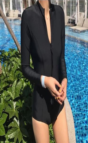 luxury designer zipper swimwear for women long sleeve rashguard bikinis one piece swimsuit woman beachwear lady beach swim wear ba1791121
luxury designer zipper swimwear for women long sleeve rashguard bikinis one piece swimsuit woman beachwear lady beach swim wear ba1791121