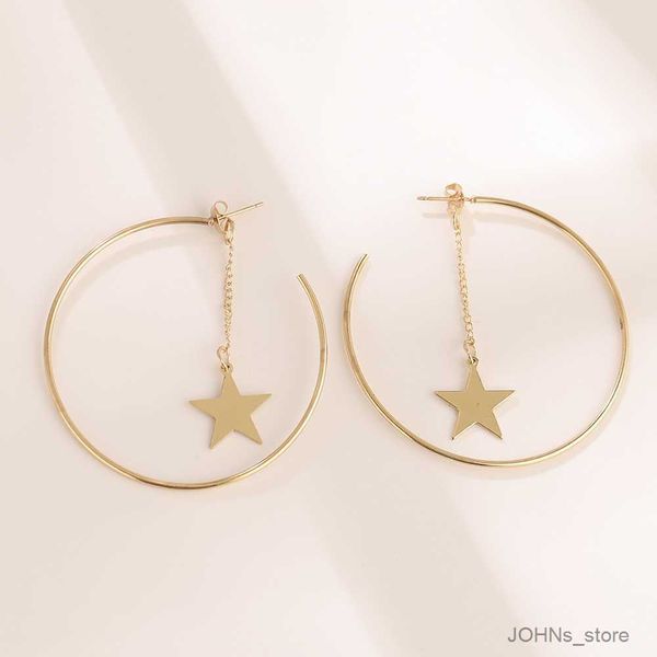 stud lady creative round pentagram pendant earrings for women fashion simple ladies party gift jewelry direct sales r230630, Golden;silver
stud lady creative round pentagram pendant earrings for women fashion simple ladies party gift jewelry direct sales r230630, Golden;silver