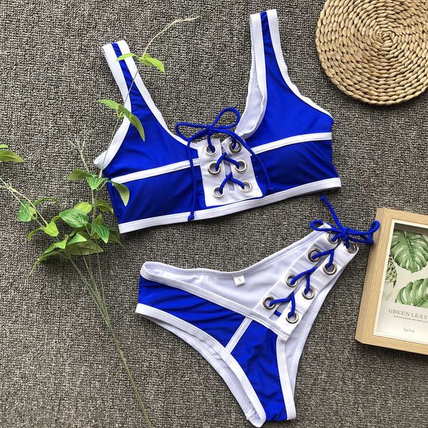 women's swimwear 4 colors new bikini women swimwear swimsuit rivet string knotted bikinis set bathing suit beach cool bikini female pus, White;black
women's swimwear 4 colors new bikini women swimwear swimsuit rivet string knotted bikinis set bathing suit beach cool bikini female pus, White;black