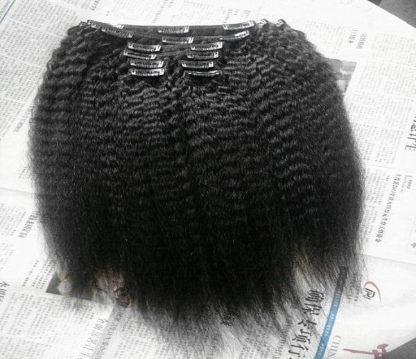 brazilian human virgin remy kinky staight hair weft clip in extensions 9 pieces one set natural black4945443, Black;brown
brazilian human virgin remy kinky staight hair weft clip in extensions 9 pieces one set natural black4945443, Black;brown