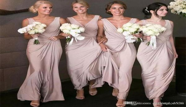 dusty rose bridesmaid dresses long v neck floor length chiffon draped sleeveless maid of honor formal dress for wedding guest4616795, White;pink
dusty rose bridesmaid dresses long v neck floor length chiffon draped sleeveless maid of honor formal dress for wedding guest4616795, White;pink
