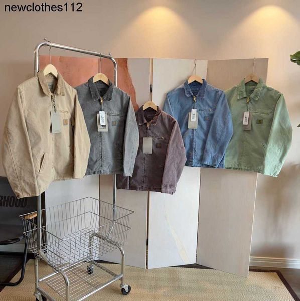 2023 men's jackets work clothes fashion brand carhart canvas washable wax dyed detroit jacket coat american style workwear label loose, Black;brown
2023 men's jackets work clothes fashion brand carhart canvas washable wax dyed detroit jacket coat american style workwear label loose, Black;brown