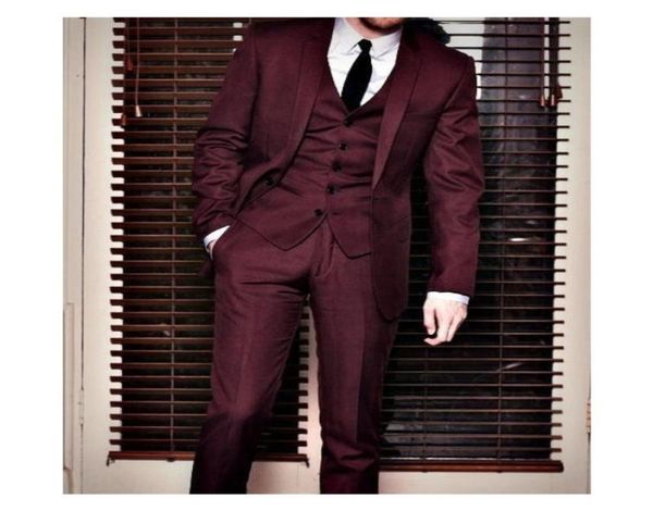 one button burgundy groom tuxedos 2019 notched lapel men suits weddingprom man blazer jacketpantstievest8990354, Black;gray
one button burgundy groom tuxedos 2019 notched lapel men suits weddingprom man blazer jacketpantstievest8990354, Black;gray