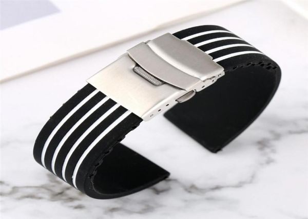 blackbluered white 18202224mm rubber watch band silicone band straight ends diver waterproof replacement bracelet white fold3097351, Black;brown
blackbluered white 18202224mm rubber watch band silicone band straight ends diver waterproof replacement bracelet white fold3097351, Black;brown