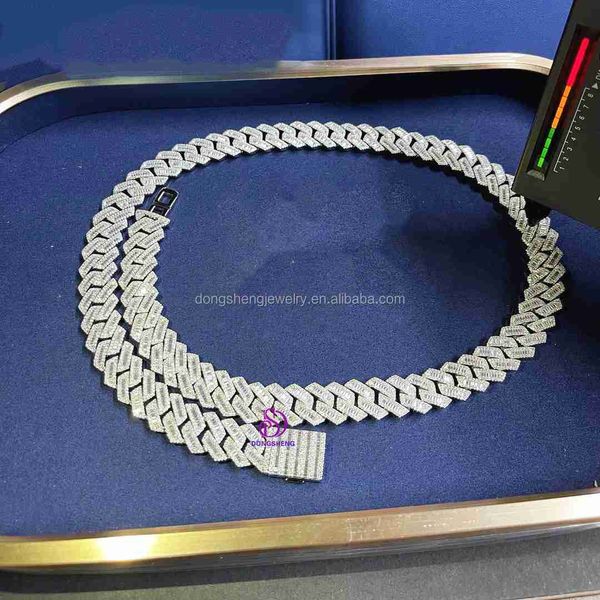 men's and women's selling necklace 925 sterling silver hip hop jewelry 15mm ice out moissanite diamond cuban chain
men's and women's selling necklace 925 sterling silver hip hop jewelry 15mm ice out moissanite diamond cuban chain