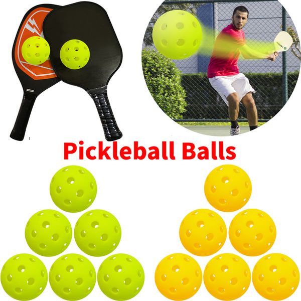 tennis balls 612pcs pack durable outdoor pickleball 40 holes training accessories 74mm standard pickle ball 230629
tennis balls 612pcs pack durable outdoor pickleball 40 holes training accessories 74mm standard pickle ball 230629
