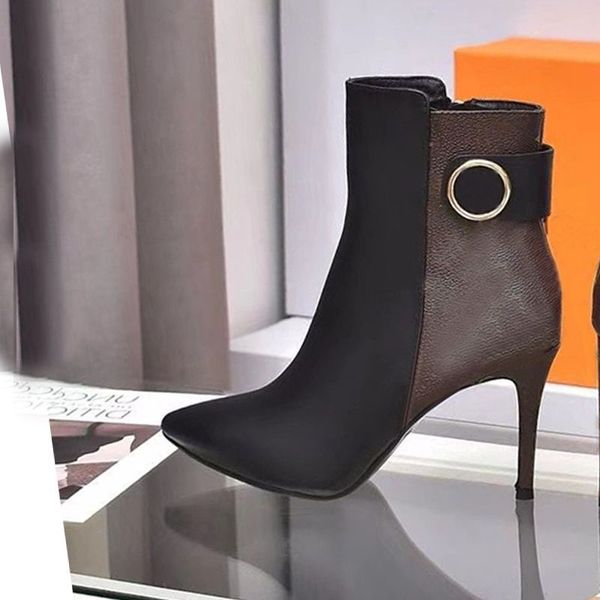 autumn winter heeled heel boots fashion belt buckle designer boot 100% leather alphabetic pointed women shoes lady letter high heels size 35, Black
autumn winter heeled heel boots fashion belt buckle designer boot 100% leather alphabetic pointed women shoes lady letter high heels size 35, Black