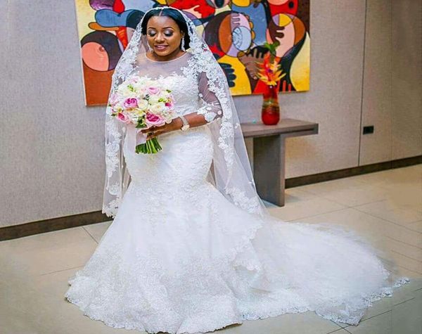 long sleeves mermaid arfain arabic wedding dresses plus size sheer neck long lace bridal wedding gowns zipper back sweep train6177546, White
long sleeves mermaid arfain arabic wedding dresses plus size sheer neck long lace bridal wedding gowns zipper back sweep train6177546, White